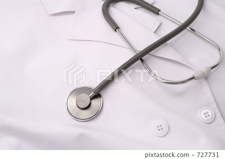 醫學圖像材料白大衣和聽診器 727731