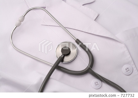 醫學圖像材料白大衣和聽診器 727732