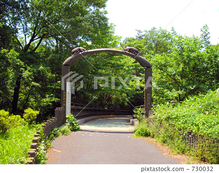 武藏野市武藏村山市頭帶的道路 730032