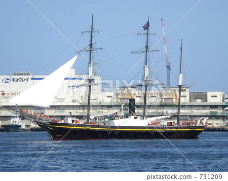 橫濱港 白天 海港 731209