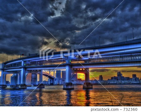 台場 彩虹橋 彩虹大橋 732360