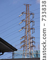 高壓線路 電力 電 733838