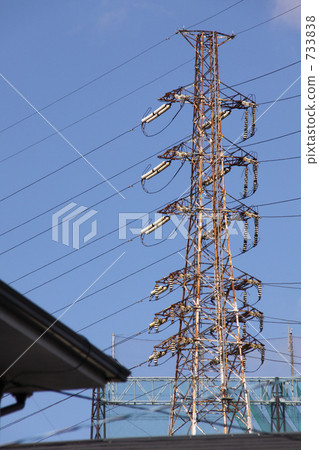 高壓線路 電力 電 733838