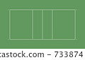 Soft volleyball court 733874