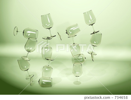 wine glass - Stock Illustration [734658] - PIXTA