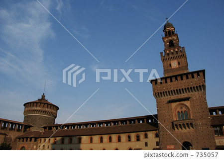 Sforzesco castle in Milan Sforzesco castle in Milan 735057