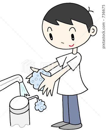 針對流感的措施 - 強制洗手 736675