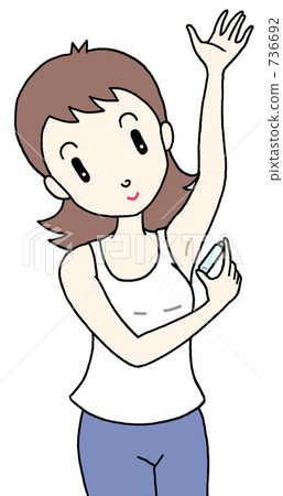 Body Odor, female, lady 736692