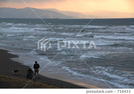 water's edge, coast, seashore 738433
