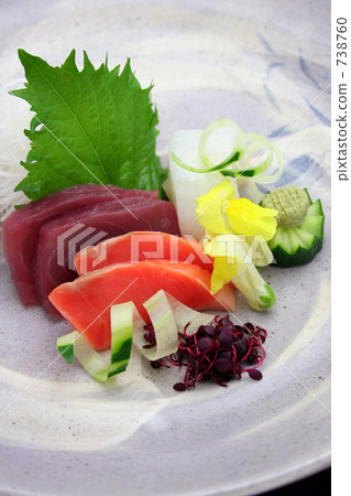 Sake of squid, squid and salmon Sake of squid, squid and salmon 738760