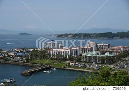 Zushi Marina和富士山 739906