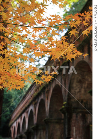 南禪寺的秋葉和渡槽 南禪寺的秋葉和渡槽 741661