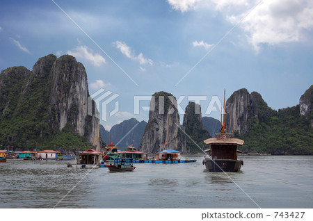 世界遺產下龍灣,越南 世界遺產下龍灣,越南 743427