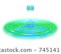 CG Green ripple 745141