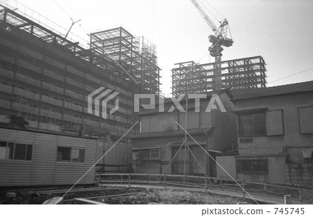 Shinjuku-ku Nishi-Okubo redevelopment work Showa 54 years 745745