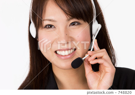 Businesswoman talking on income 748820