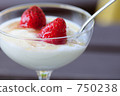yogurt, dessert, confectionery 750238