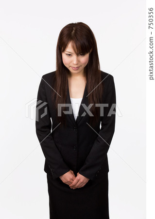 給問候的女商人 750356