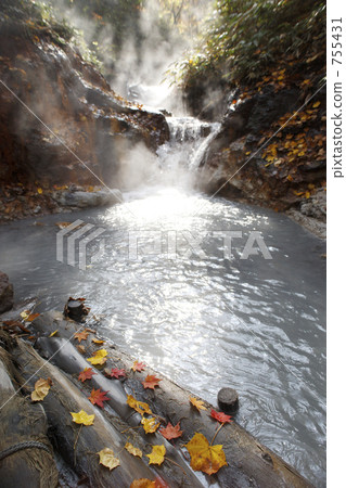 natural hot spring, noboribetsu onsen, noboribetsu hot springs 755431