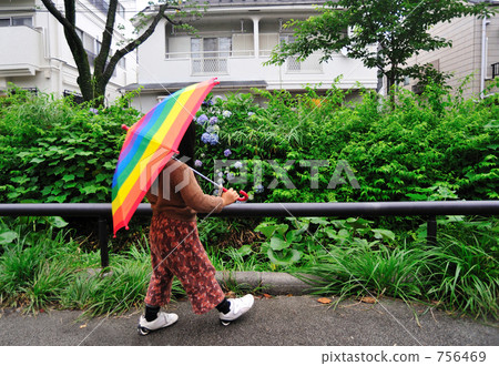 Walk on a rainy day Walk on a rainy day 756469