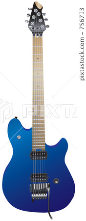 Electric guitar blue Electric guitar blue 756713
