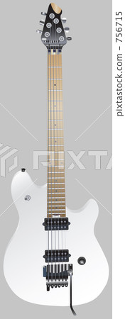 電吉他清除白色 756715