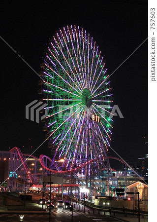 yokohama cosmoworld, ferris wheel, yokohama 757603