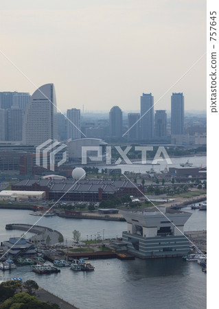 red brick warehouse, aerial, aerial photography 757645