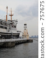 steamboat, anchored ship, passenger boat 757675