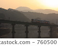 railway bridge, train, trains 760500