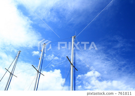 桅杆 晴天 雨過天晴 761811