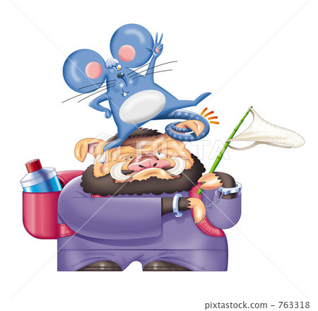Mouse and wild boar character 763318