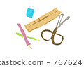 文具 尺子 鉛筆 767624