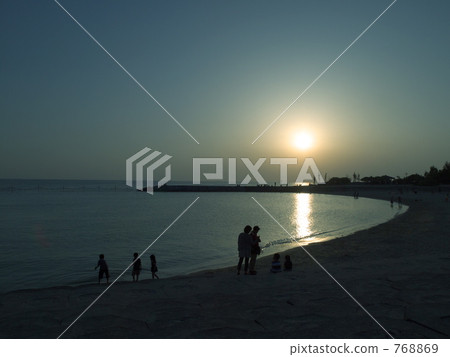 日落海灘 日落海灘 768869