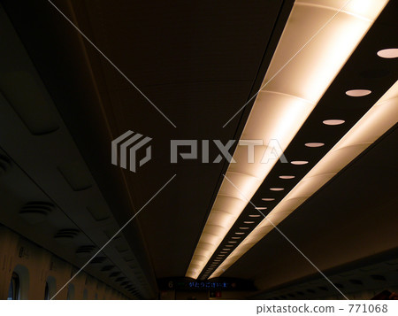 Ceiling of bullet train Ceiling of bullet train 771068