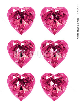 Ruby (Heart Shape Cut · 6 pieces) Ruby (Heart Shape Cut · 6 pieces) 774556