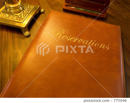 Booking ledger of front desk with luxury Booking ledger of front desk with luxury 775046