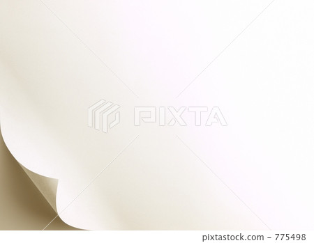 A drawing paper whose corner turns up A drawing paper whose corner turns up 775498