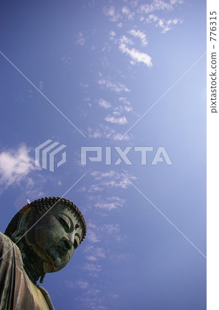 daibutsu, great statue of buddh, blue sky 776315