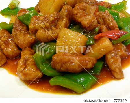 sweet and sour pork	 777339