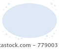 frame, polka dot, sky blue 779003