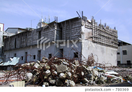 Residential building collapsed in the Taiwan Earthquake Residential building collapsed in the Taiwan Earthquake 780369