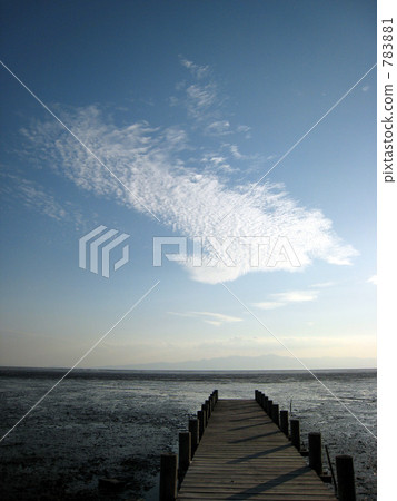 jetty, pier, mudflat 783881