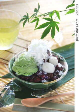 抹茶冰淇淋和白蛋冰azuki 抹茶冰淇淋和白蛋冰azuki 784664