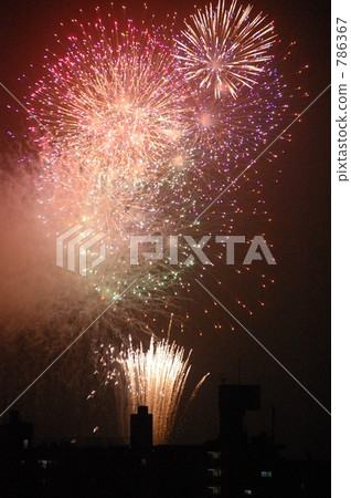 sumitagawfireworks festival, star mine fireworks, full summer 786367