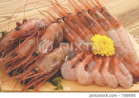 Sweet shrimp sashimi 786698