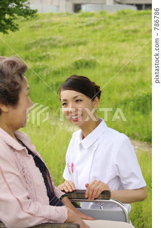 Senior and nurse 786786
