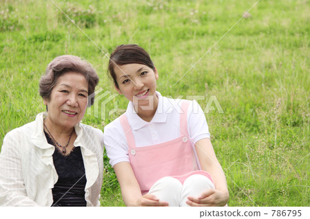 Helper and senior Helper and senior 786795