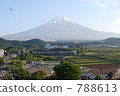 Mount Fuji and the countryside 788613