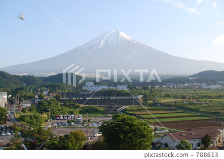 Mount Fuji and the countryside 788613